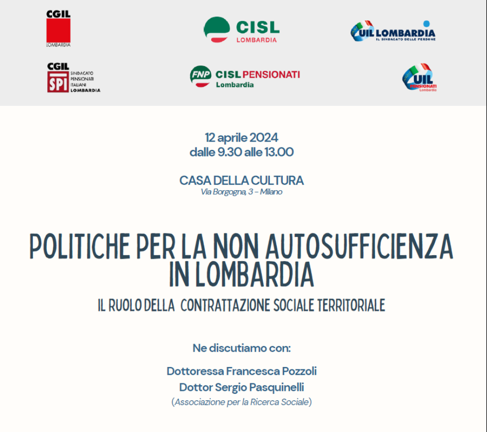 Politiche per la non autosufficienza in Lombardia